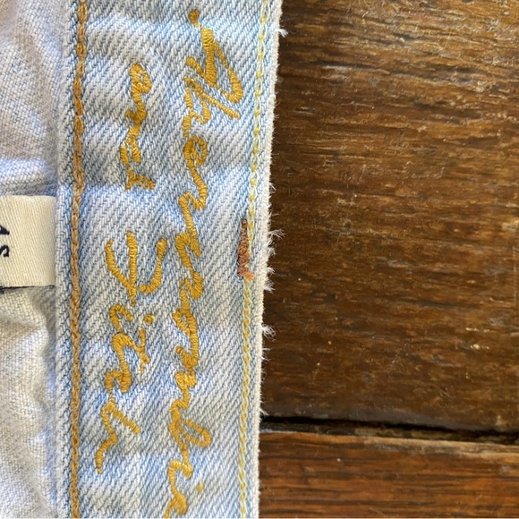 Abercrombie & Fitch Flare Jeans Y2K Light Wash Distressed Low Rise Madison 4S - Picture 8 of 8